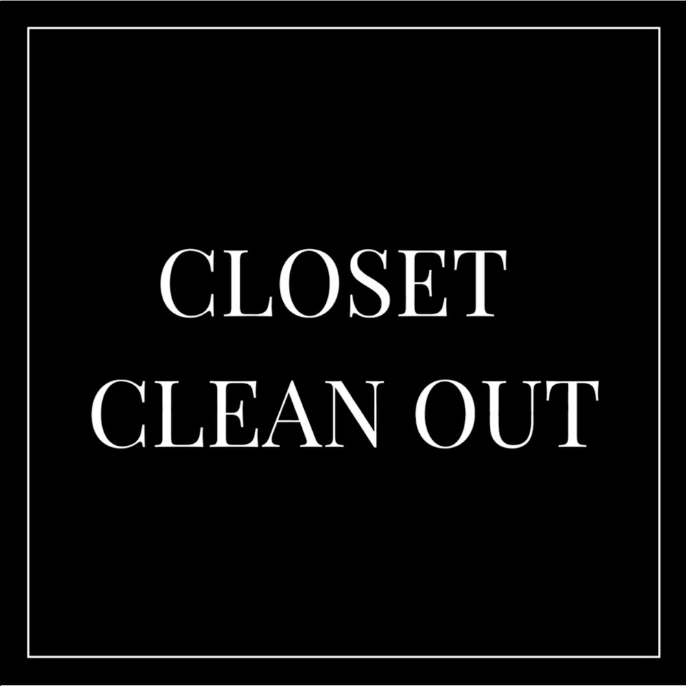 Closet Clean Out